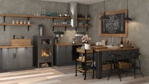 DELUXE F  KUZİNE SOBA| AKSA ŞÖMİNE